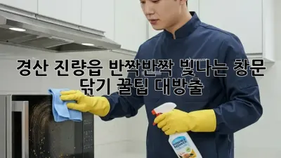 ✨경산 진량읍✨ 반짝반짝 빛나는 창문 닦기 꿀팁 대방출! 💎