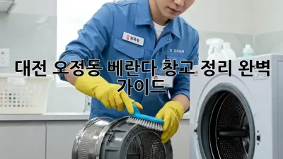 대전 오정동 베란다 창고 정리 완벽 가이드